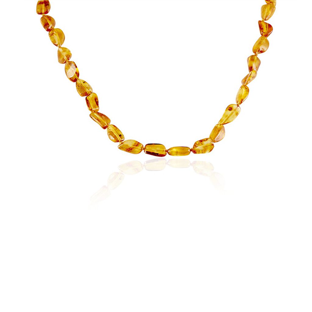 Collier Sautoir Cososus Ambre