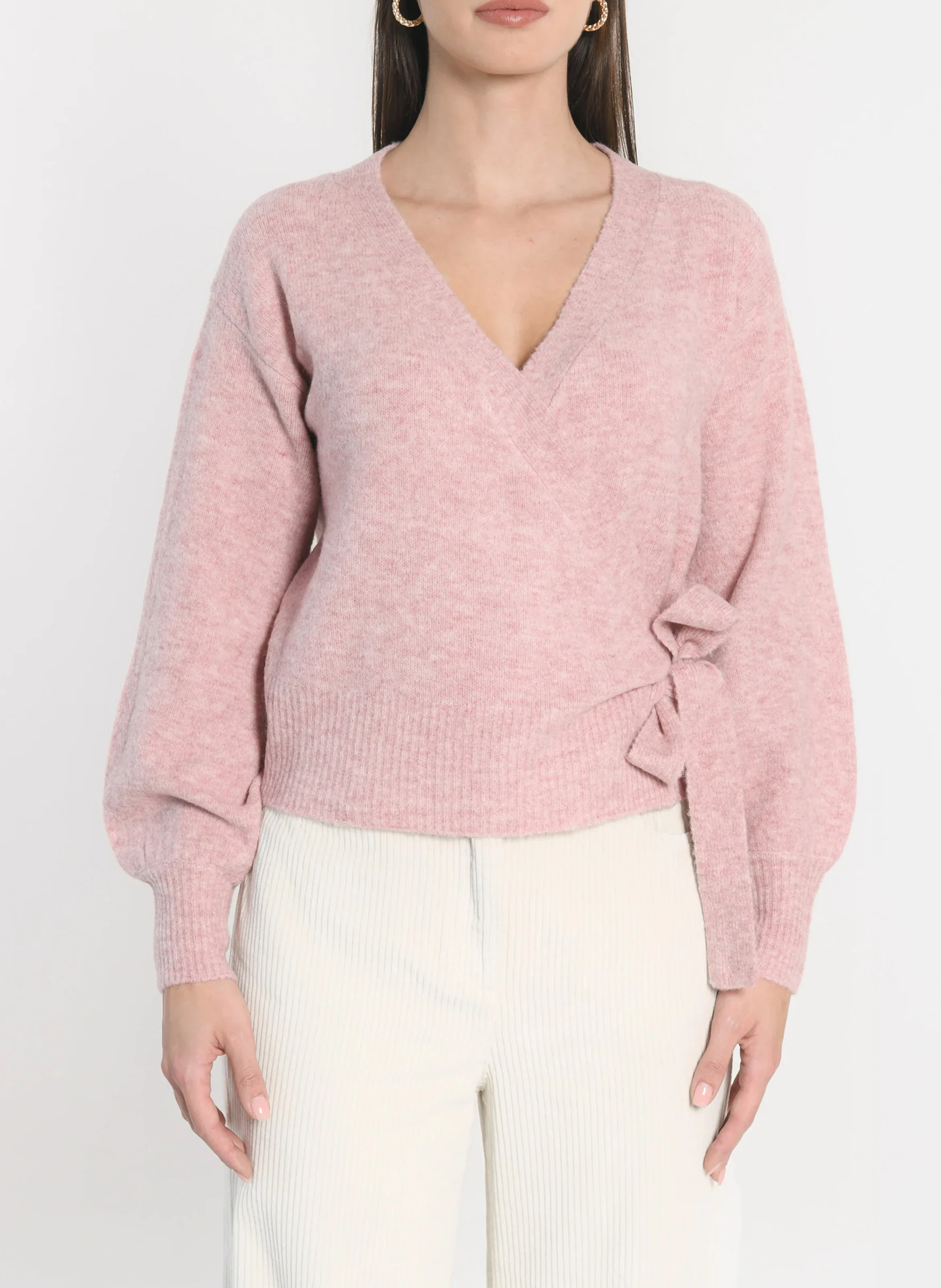 CONNIE - Gilet cache coeur | Rose