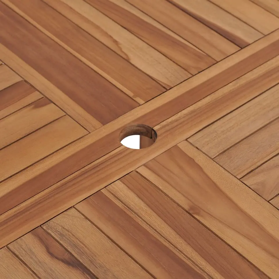 vidaXL - Tuintafel - Bruin - Hout