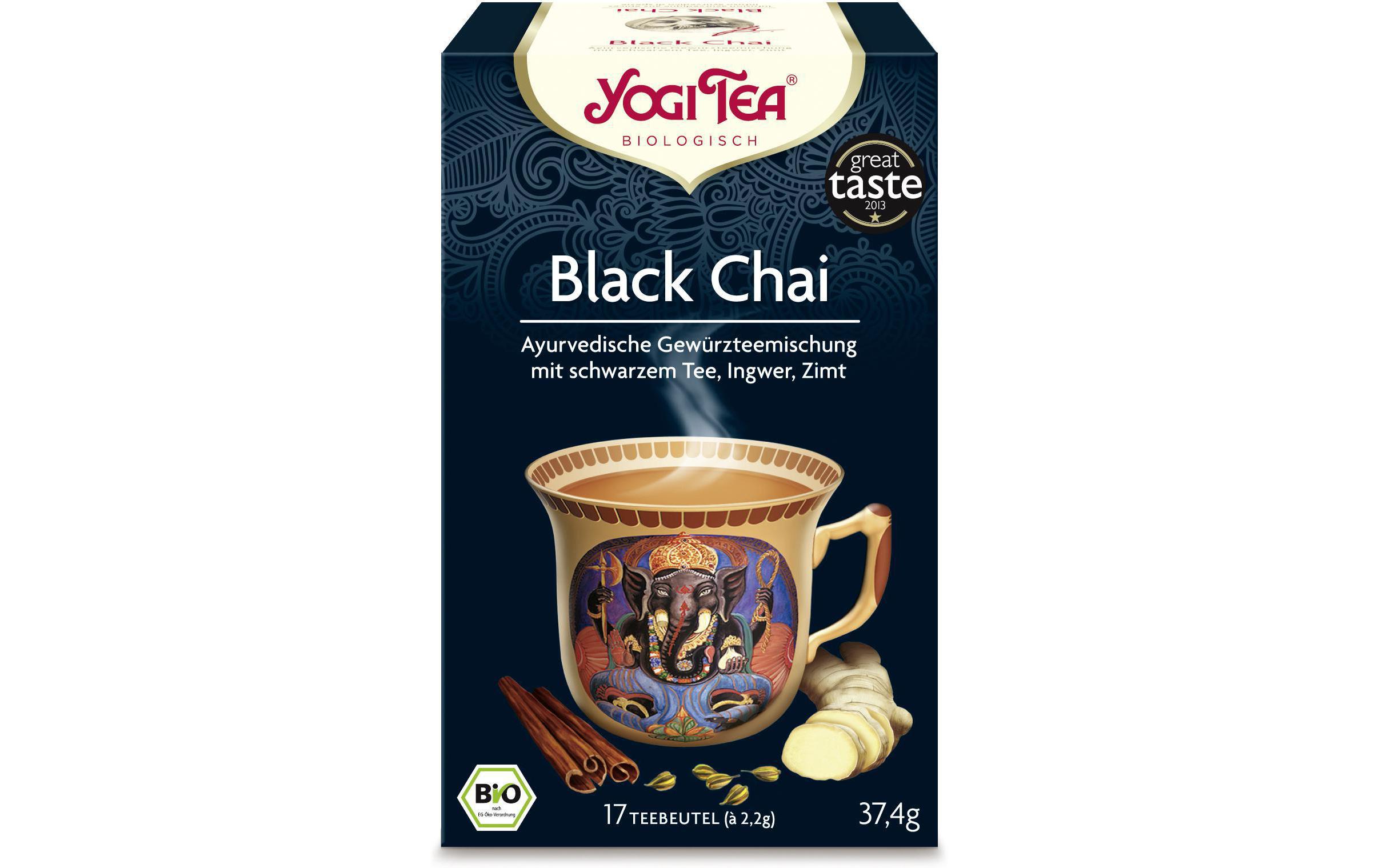 Teebeutel Bio Gewürztee Black Chai 17 x 2.2 gAyurvedische Kräuter- und Gewürzteemischung