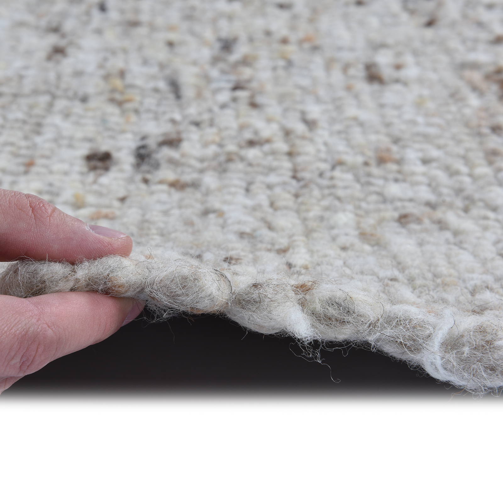 Teppich ALM-GLÜCK - sand multi - 70x130 cm