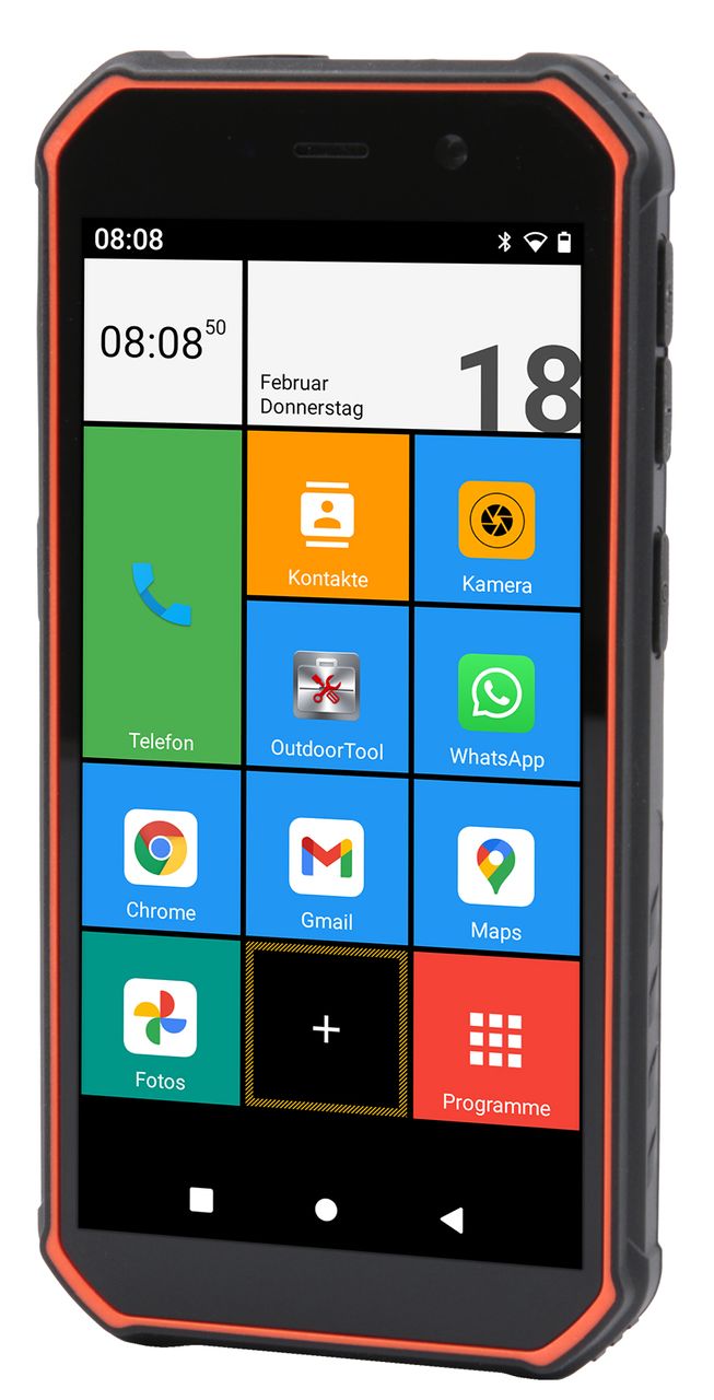 Outdoor Smartphone Wasser-Staubschutz nach Klasse IP685000mAh Batterie
