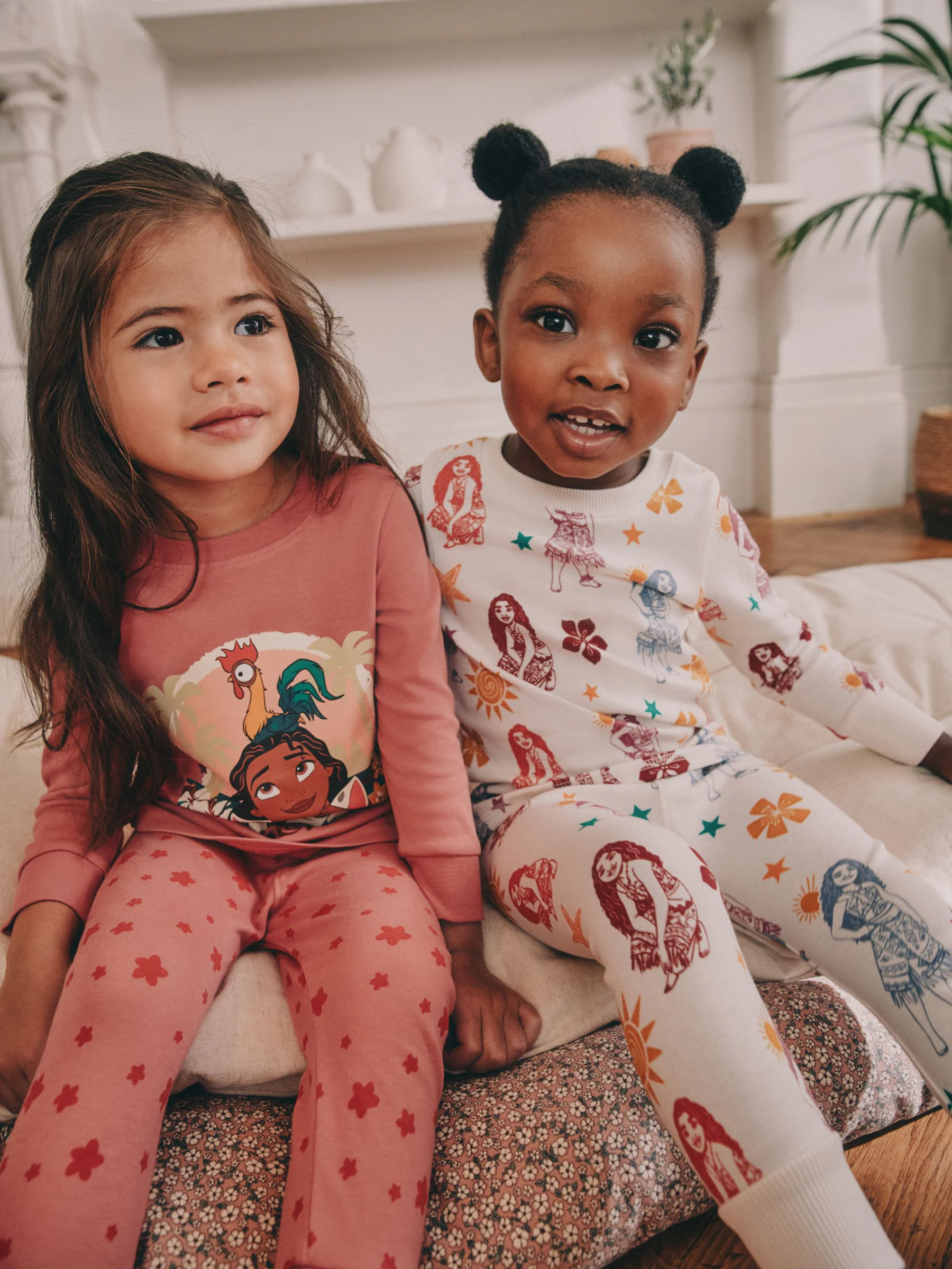Rood/ecru - Moana Snuggle Pyjamas 2 Pack (9mths-10yrs)