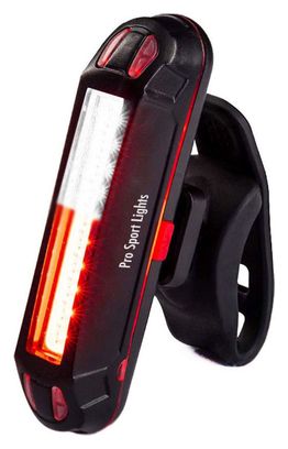 2 en 1 - Eclairage de vélo rouge et blanc LED 100 lumens