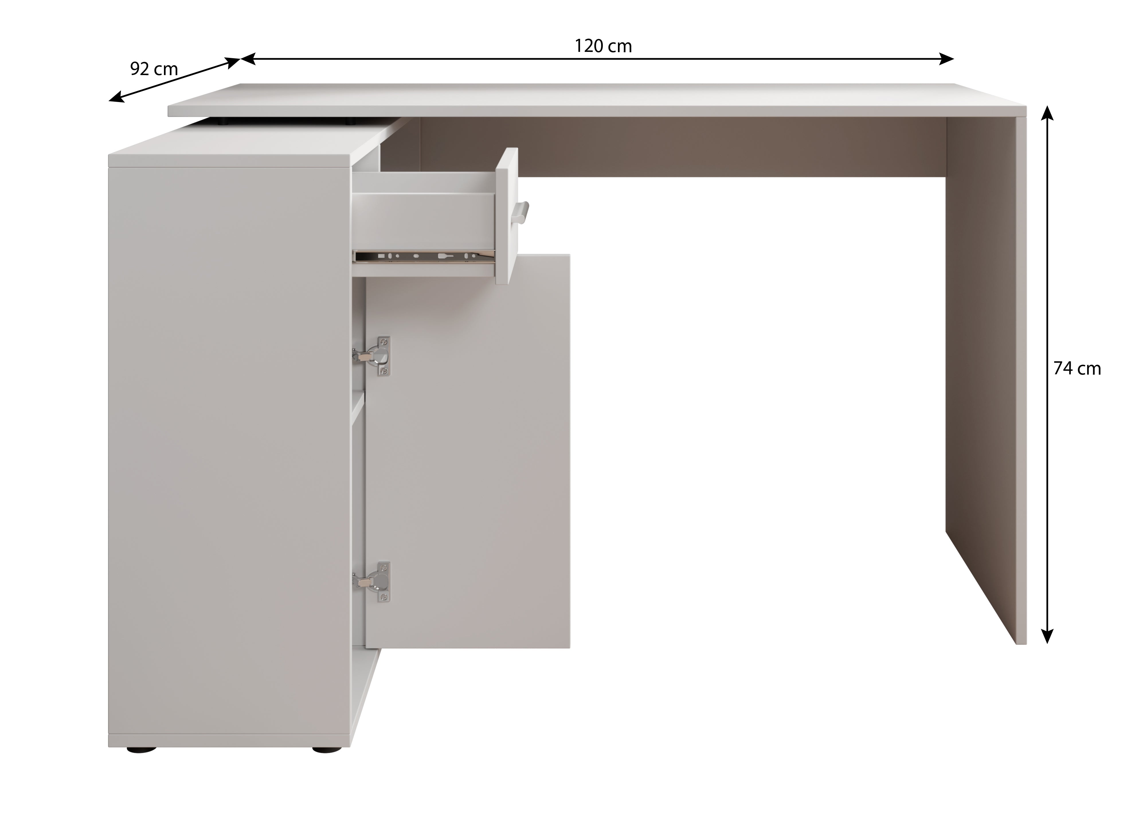 Nomi - Bureau - Eiken - 120x92 cm