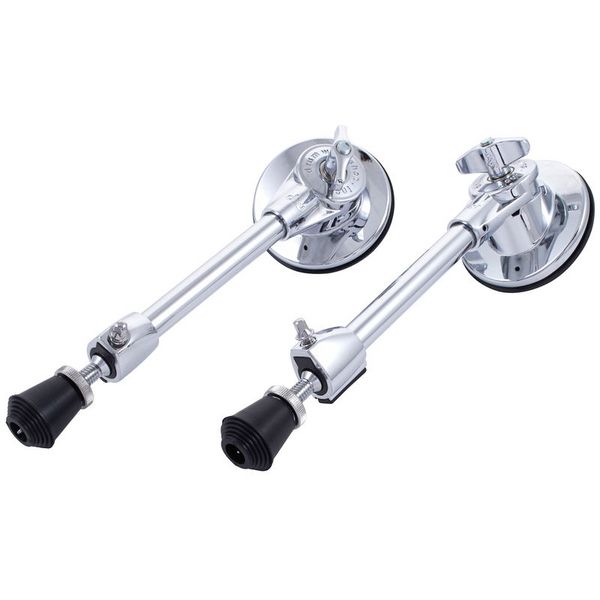 DW Bass Drum Beine chrom Paar