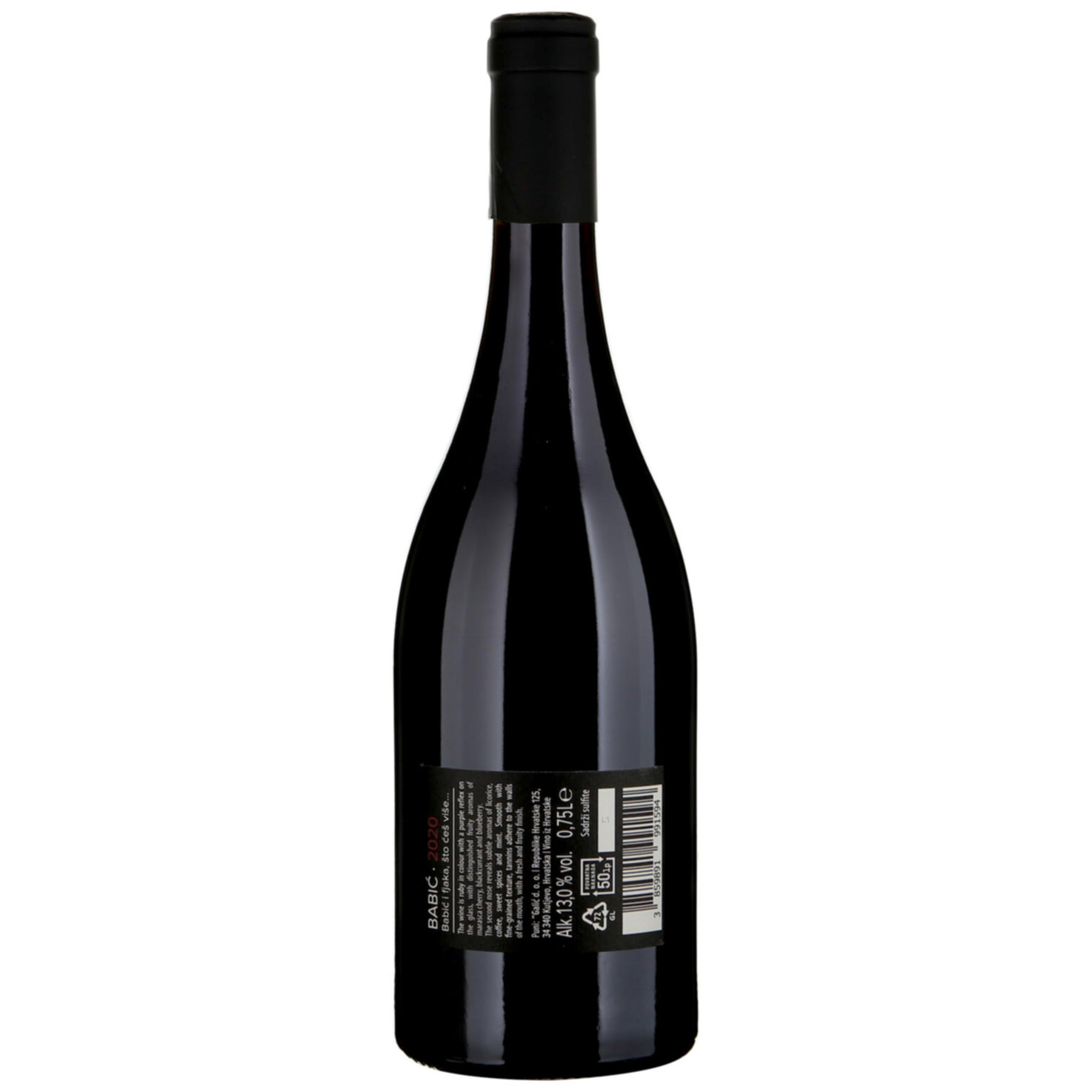 Babić Dalmatian Ego Fjaka Galić -75cl
