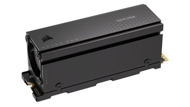 Corsair interne SSD »MP700 PRO 1TB M.2 NVMe PCIe Gen. 5 x4 SSD with Cooler« Anschluss M.2 Microsoft DirectStorage