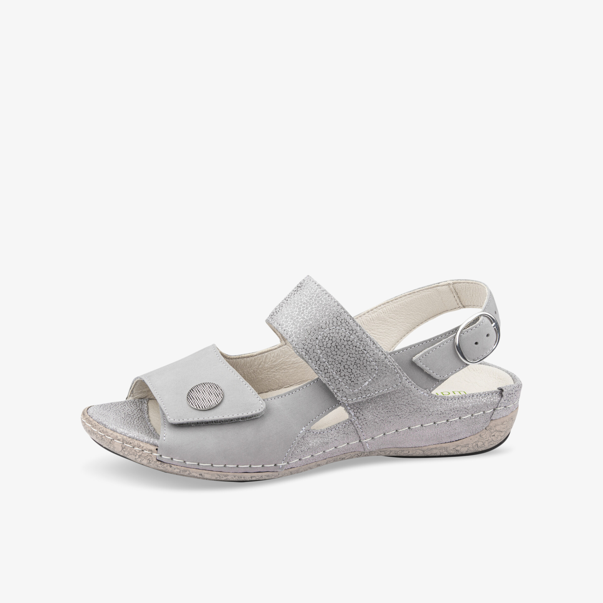 waldläufer Damen Sandalen grau