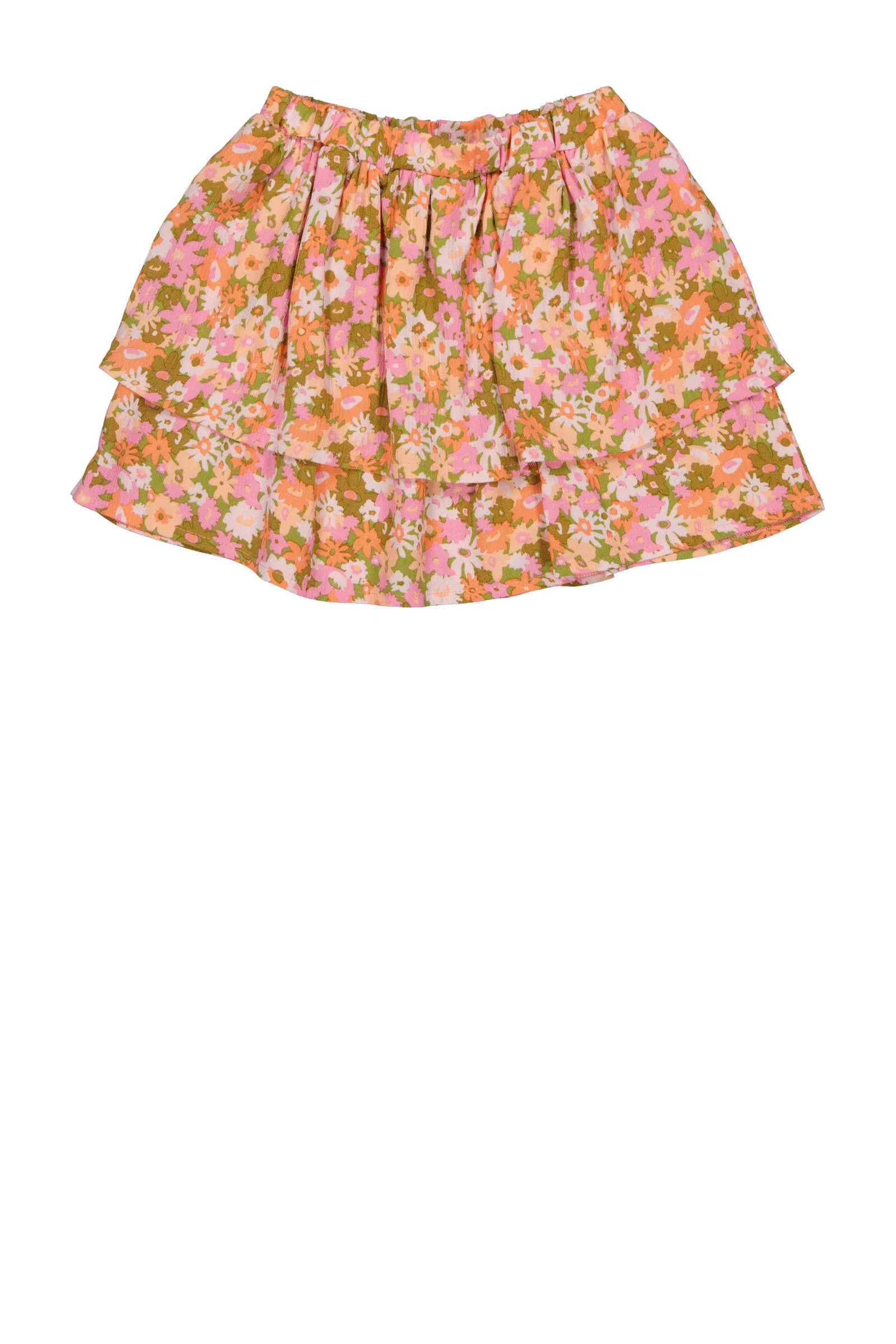 Quapi gebloemde rok BREGJE roze