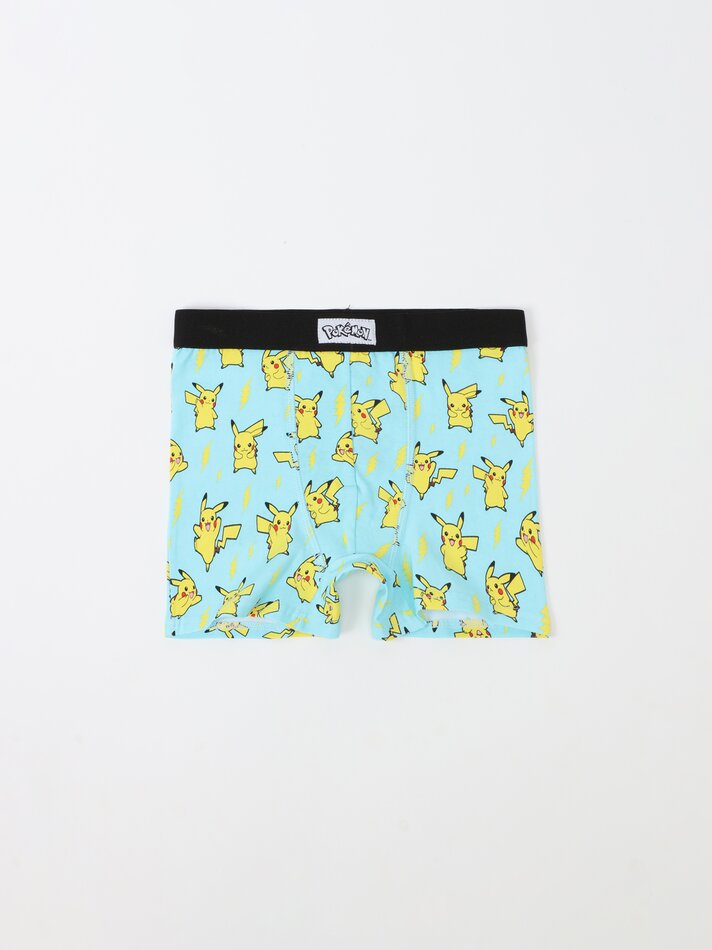 Pacote com 3 cuecas estampadas Pokémon™ - Cores Variadas