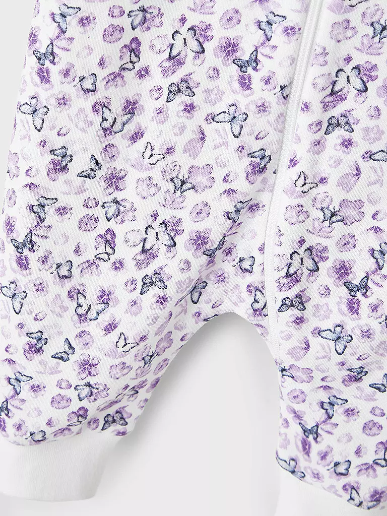 NAME IT Baby Schlafoverall 2er Pkg  PURPLE FLOWER lila