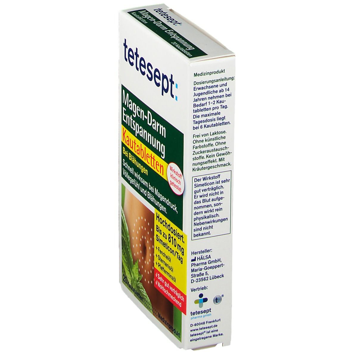 tetesept® Magen-Darm-Entspannung Kautabletten