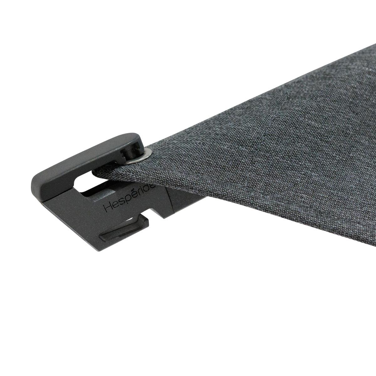 PARASOL DECENTRE MELHIA 4X3M LUMINEUX GRAPHITE ANTHRACITE