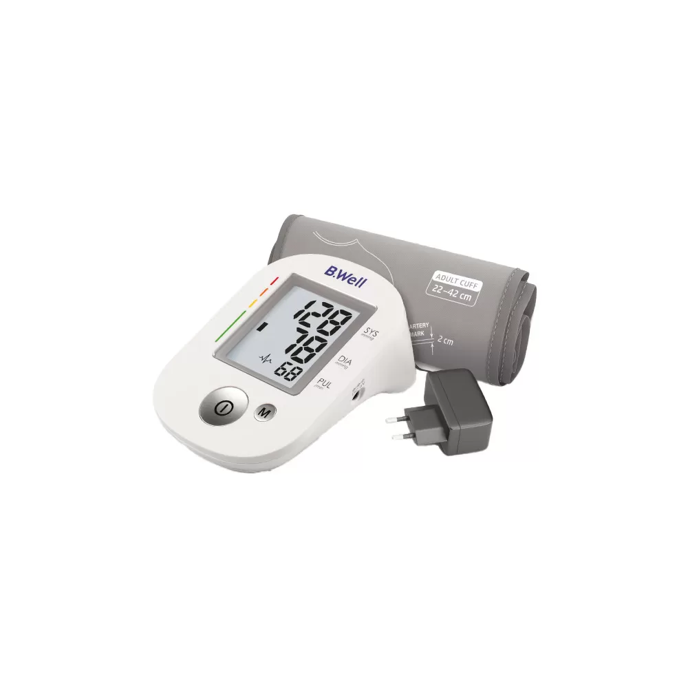 B.WELL Blodtryksmåler Pro-35 M-L Manchet Netadapter, 30 Memory