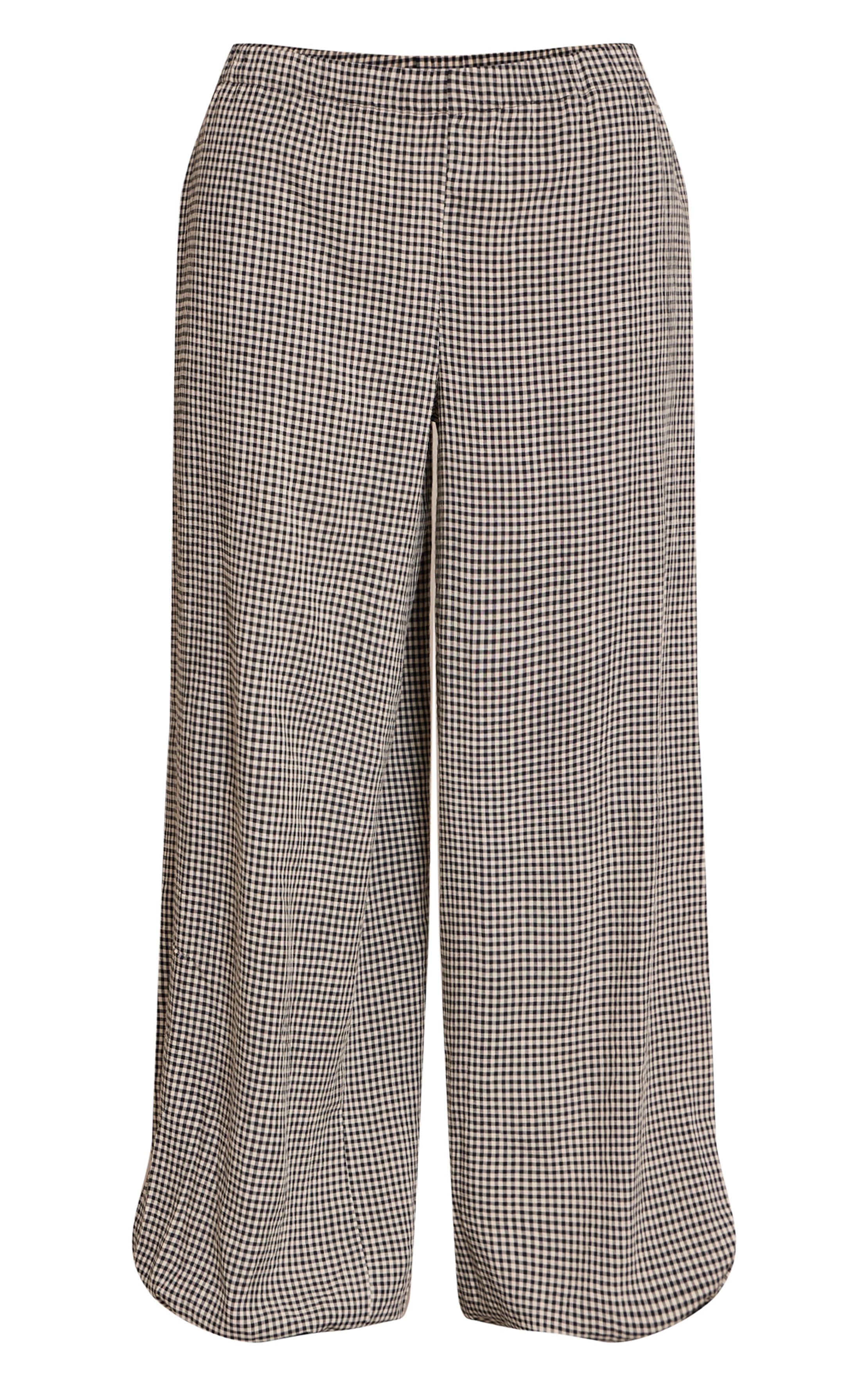 Noir Pantalon Ballon À Carreaux