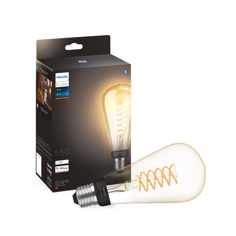 Philips Hue - E27 Filament ST72 - WhiteAmbiance - S