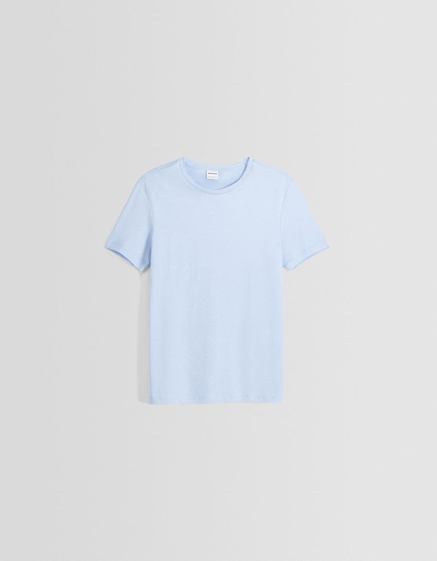 Camiseta de manga curta com modelagem regular