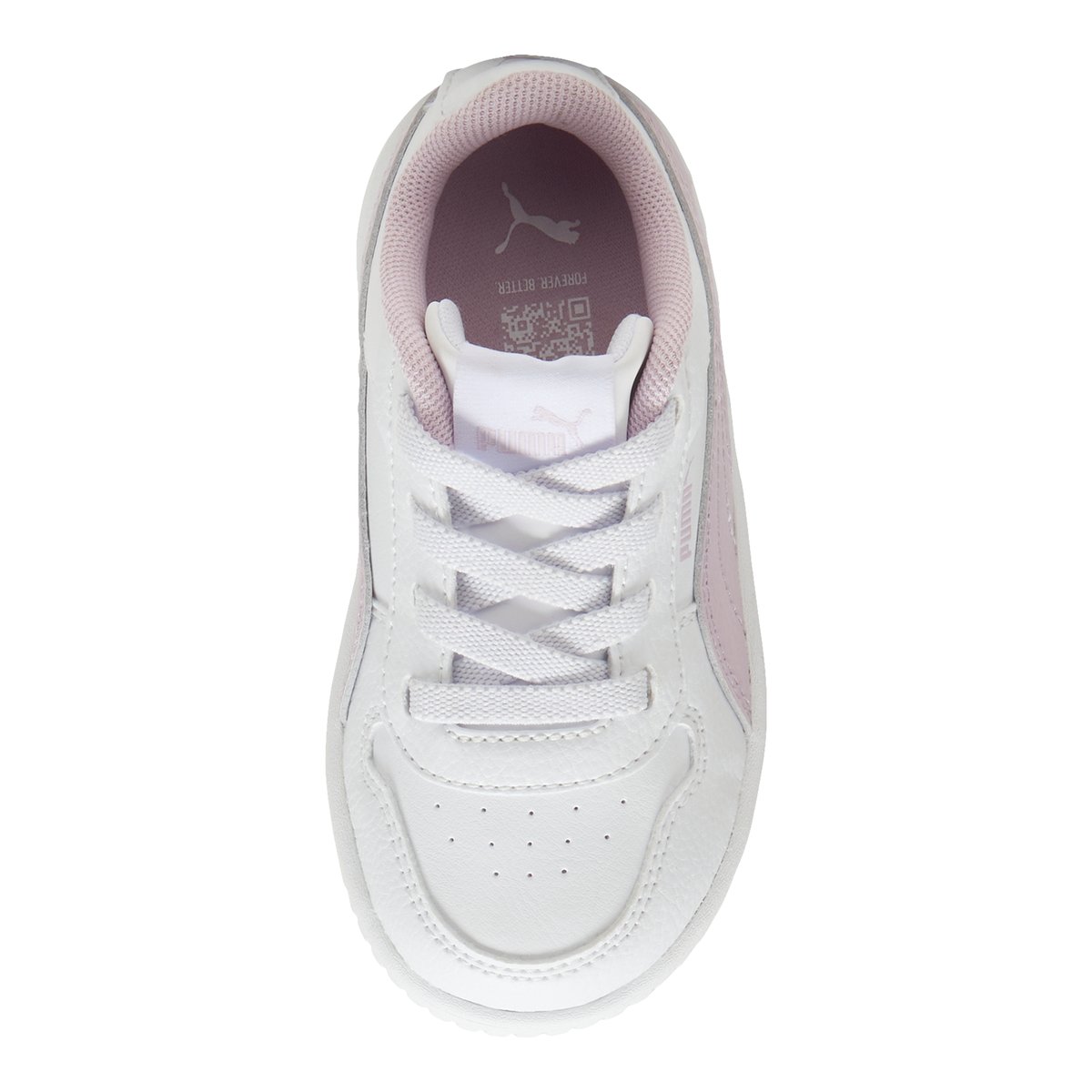 Facile à mettre-Carinast-ig-Baskets - Talon plat - Blanc