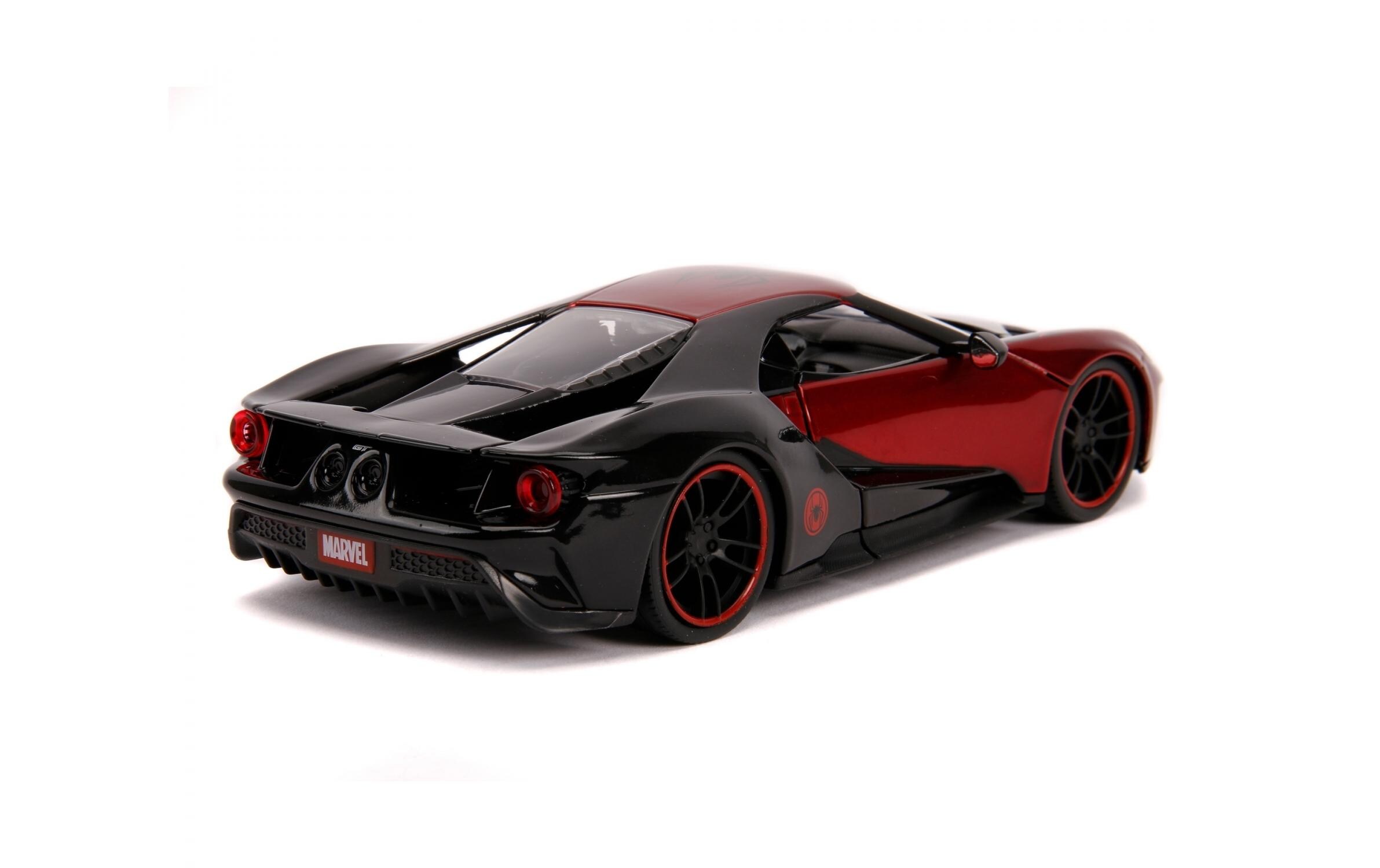 Sportwagen Marvel Miles Morales 2017 Ford GT 1:24Miles Morales 2017 Ford GT Sammlermodell im Massstab 1:24