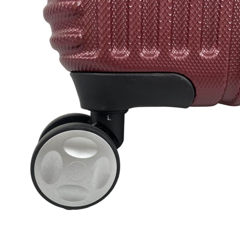 Lot de 3 valises rigides Takai Extensibles 55, 67 et 77 cm Burgundy