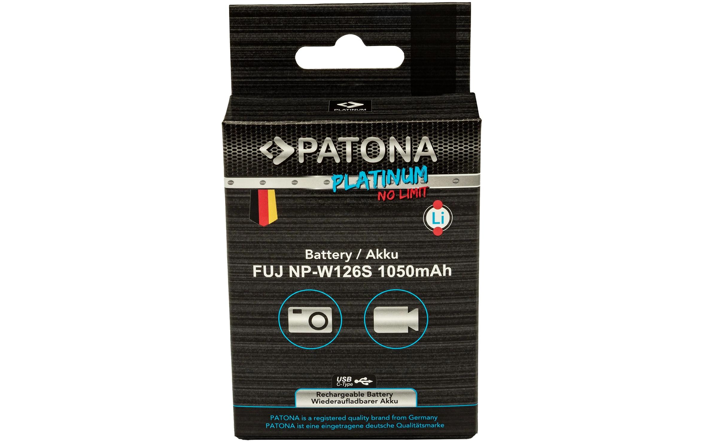 Platinum Akku für Fuji NP-W126SPlatinum Batteriesatz für Fujifilm