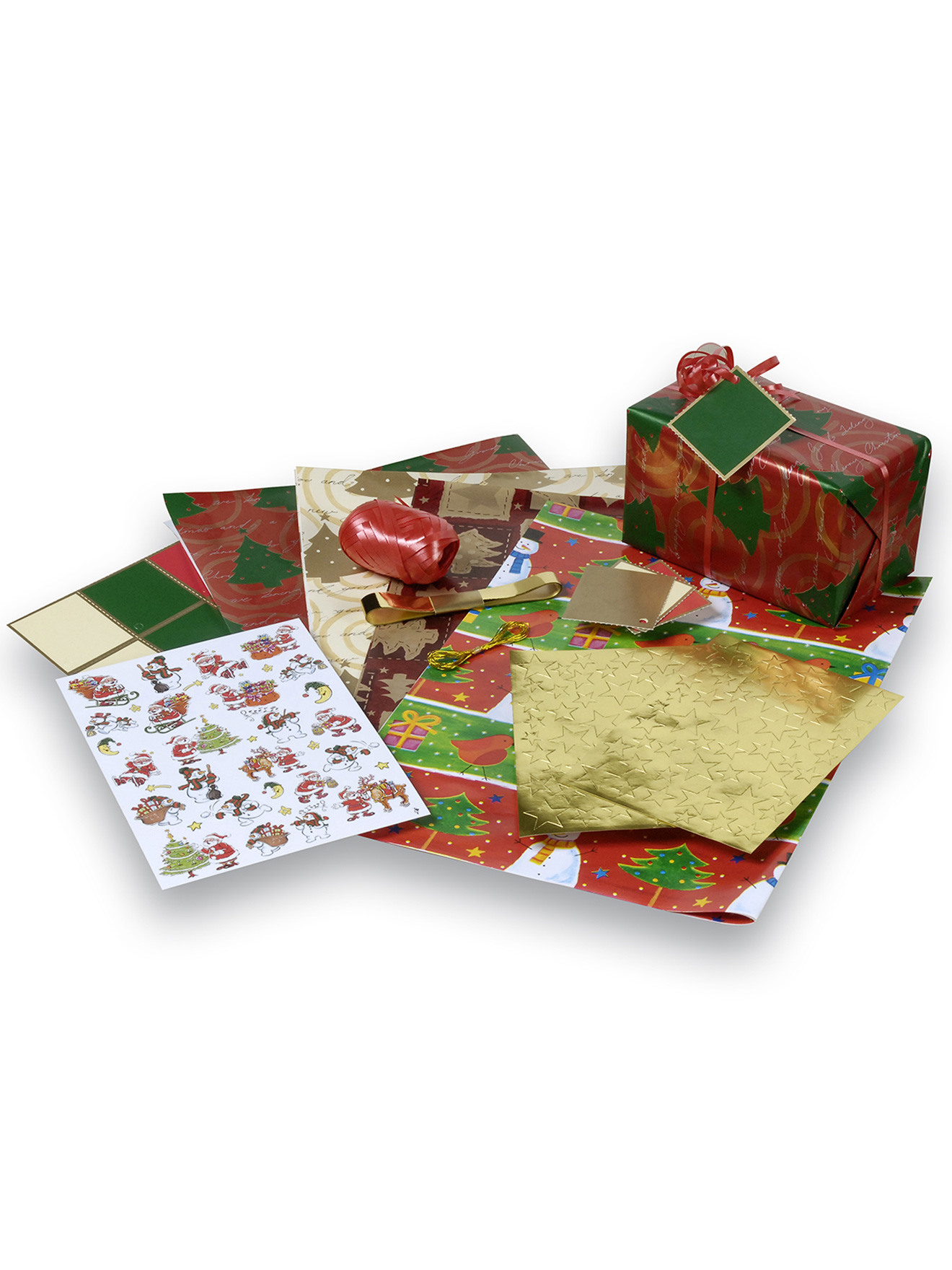 Lot de 160 pièces emballage cadeaux