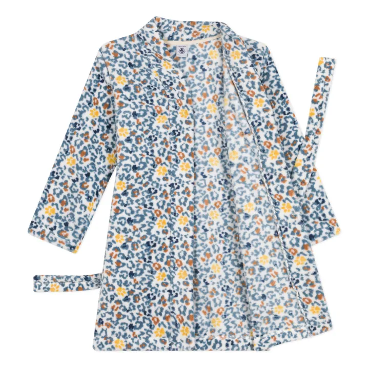 Petit Bateau Robe de Chambre en Polaire | Ecru