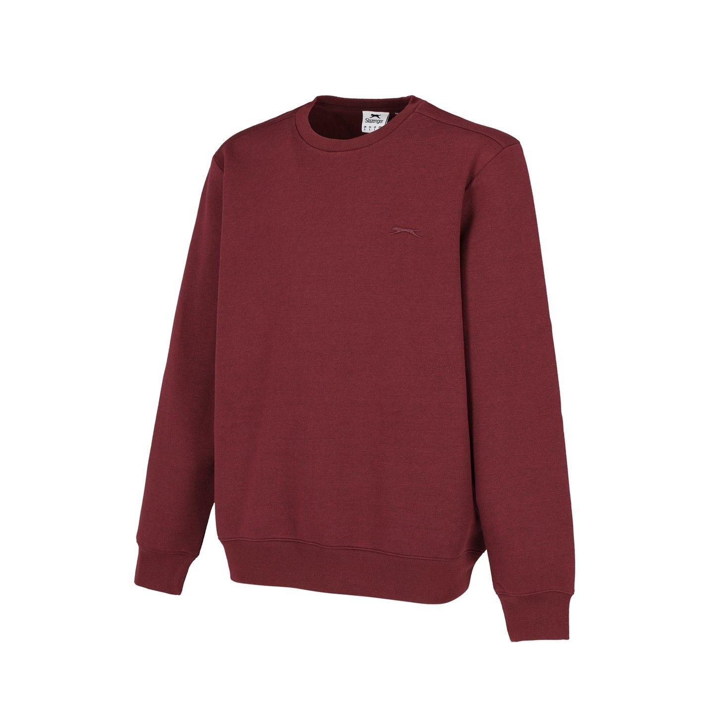 Slazenger Fleece Crew Sweater Mens