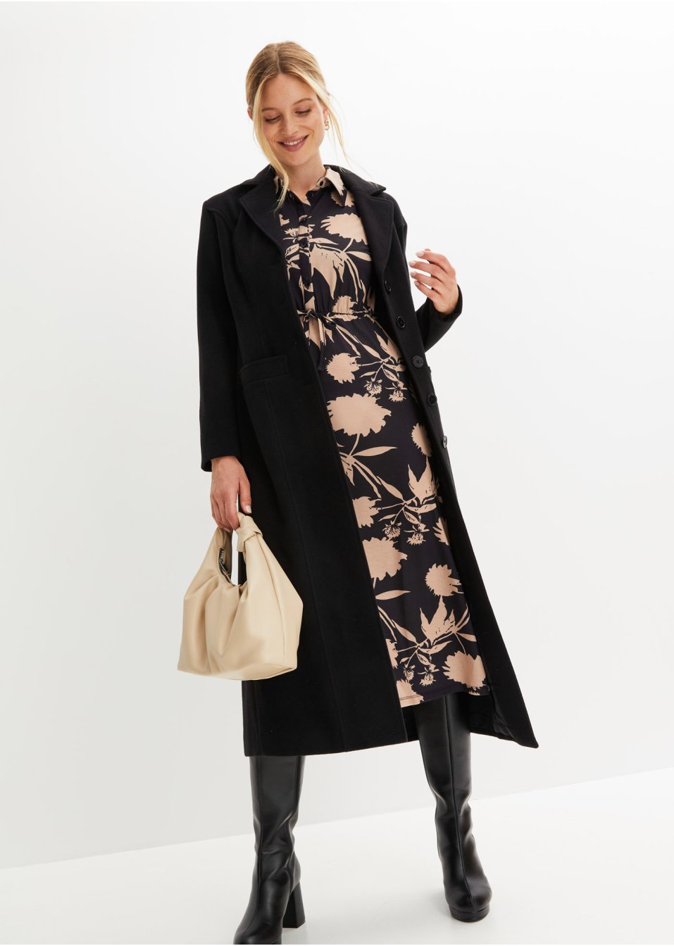 Robe midi imprimée