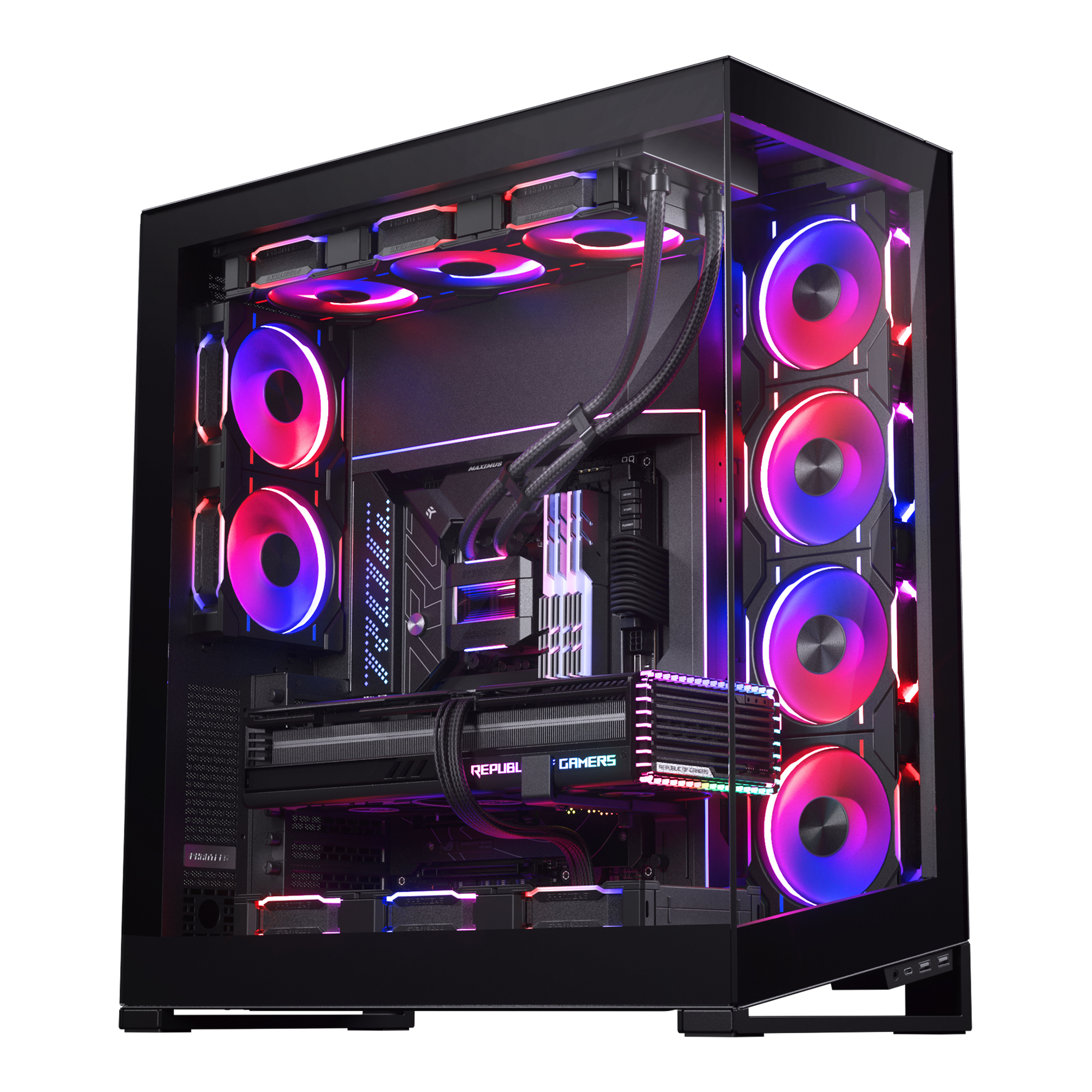 Phanteks NV7 - E-ATX - RGB - Noir - Avec panneaux vitrés