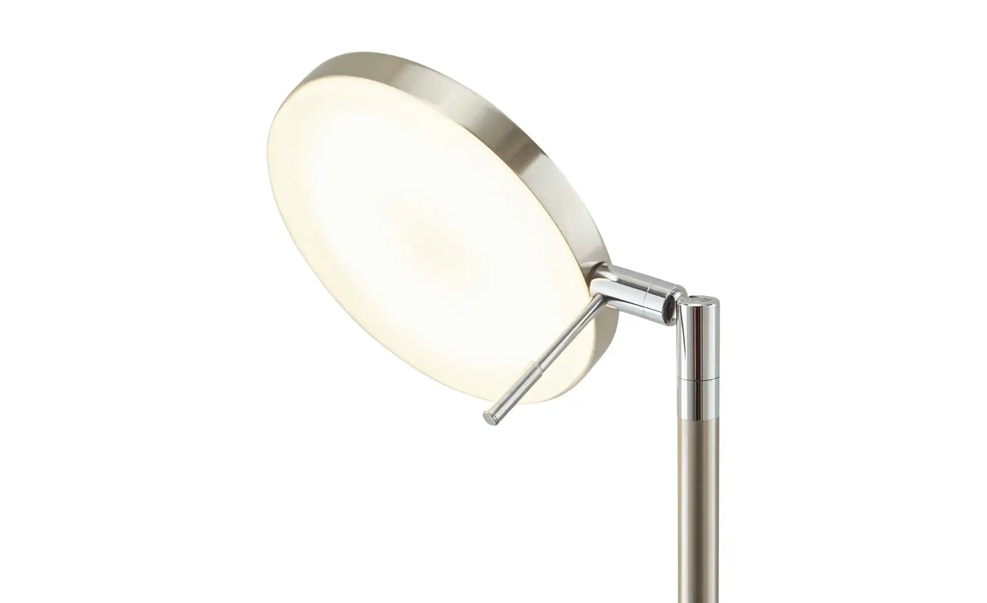 HELL-höllisch gutes Licht LED-Tischeuchte, 1-flammig, Nickel matt