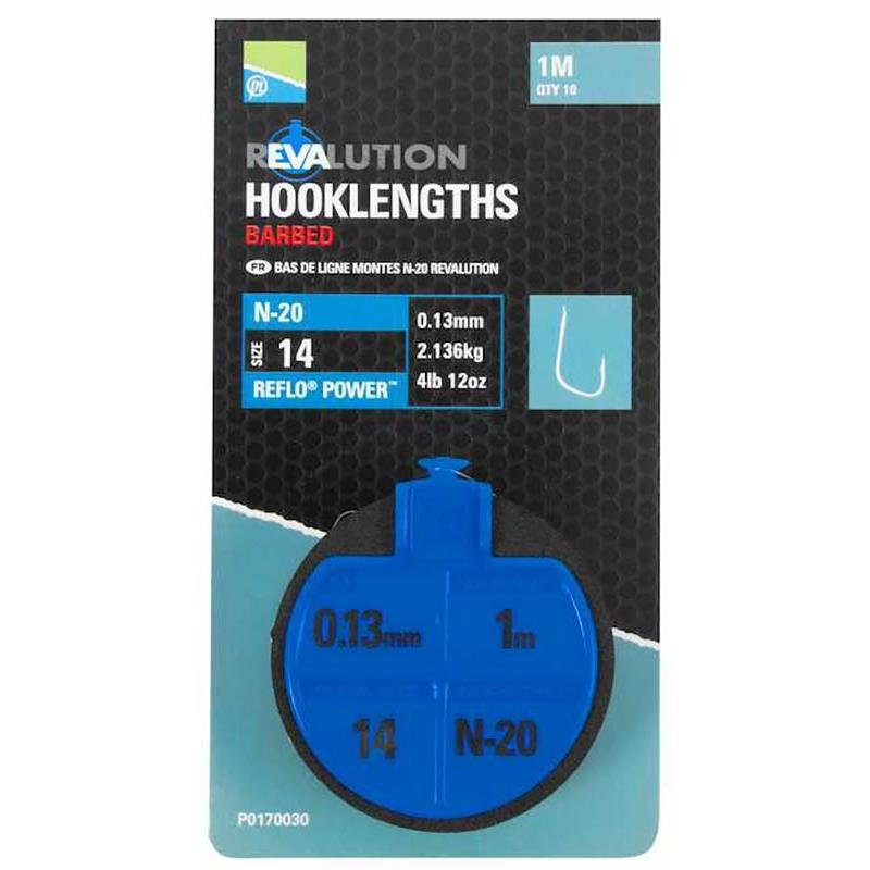Hamecon Monté Preston Innovations Revalution Hooklengths N-20