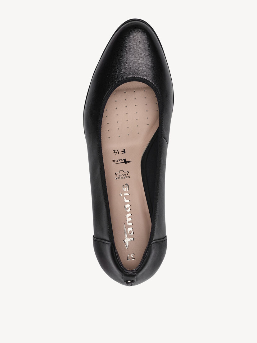 Leren Pumps - zwart