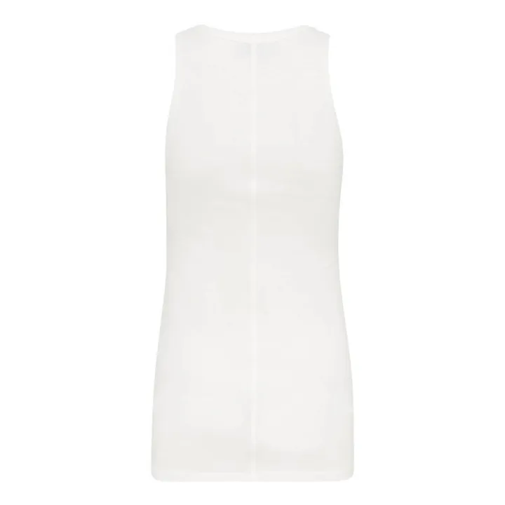 St Agni Débardeur Singlet Coton Bio | Blanc