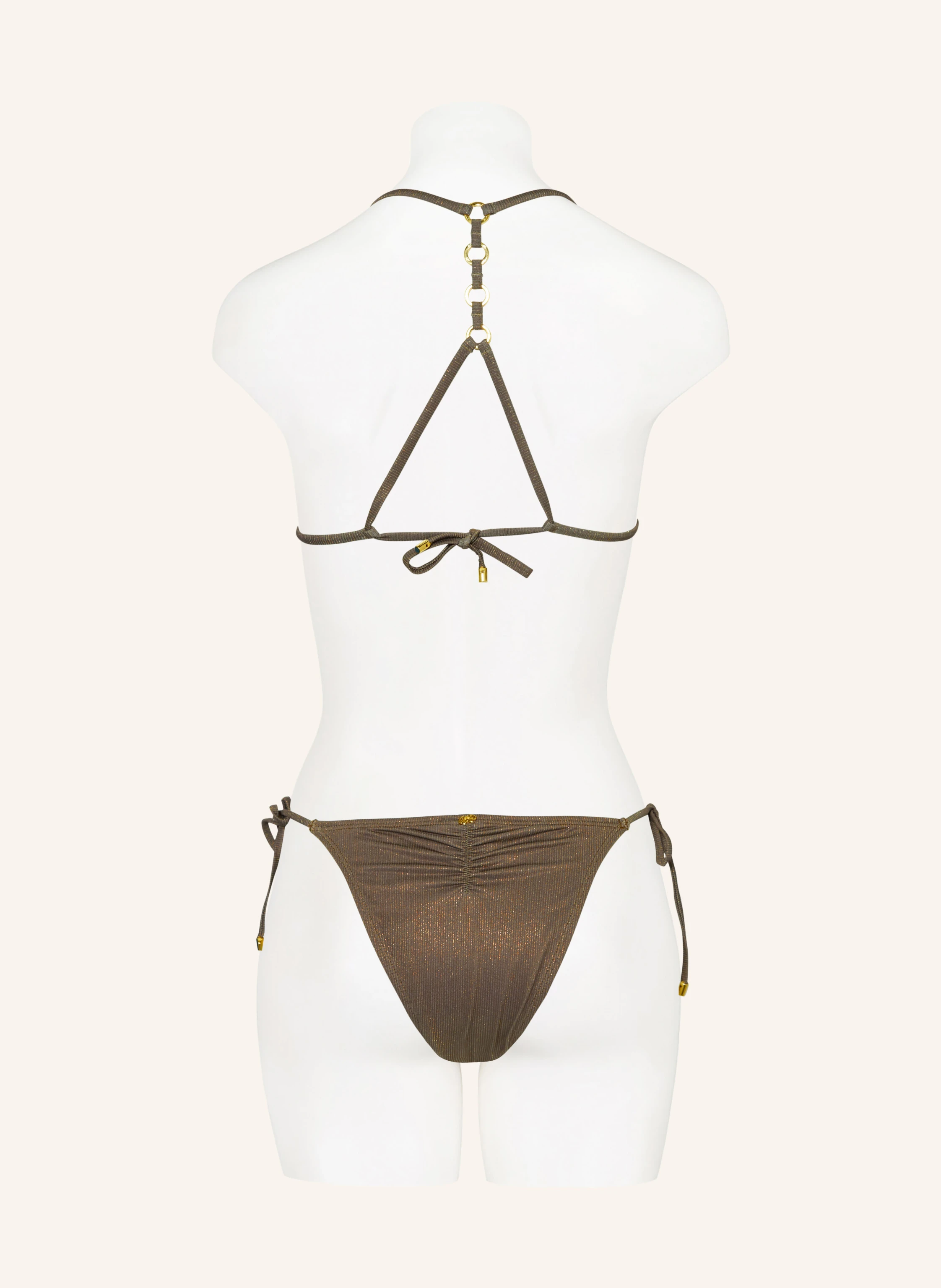 PQ Triangel-Bikini-Top LUCAYA CHAIN mit Glitzergarn
