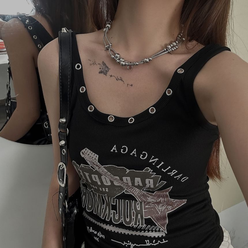 Catharsis - Hartvormige kralenketting met laagjes