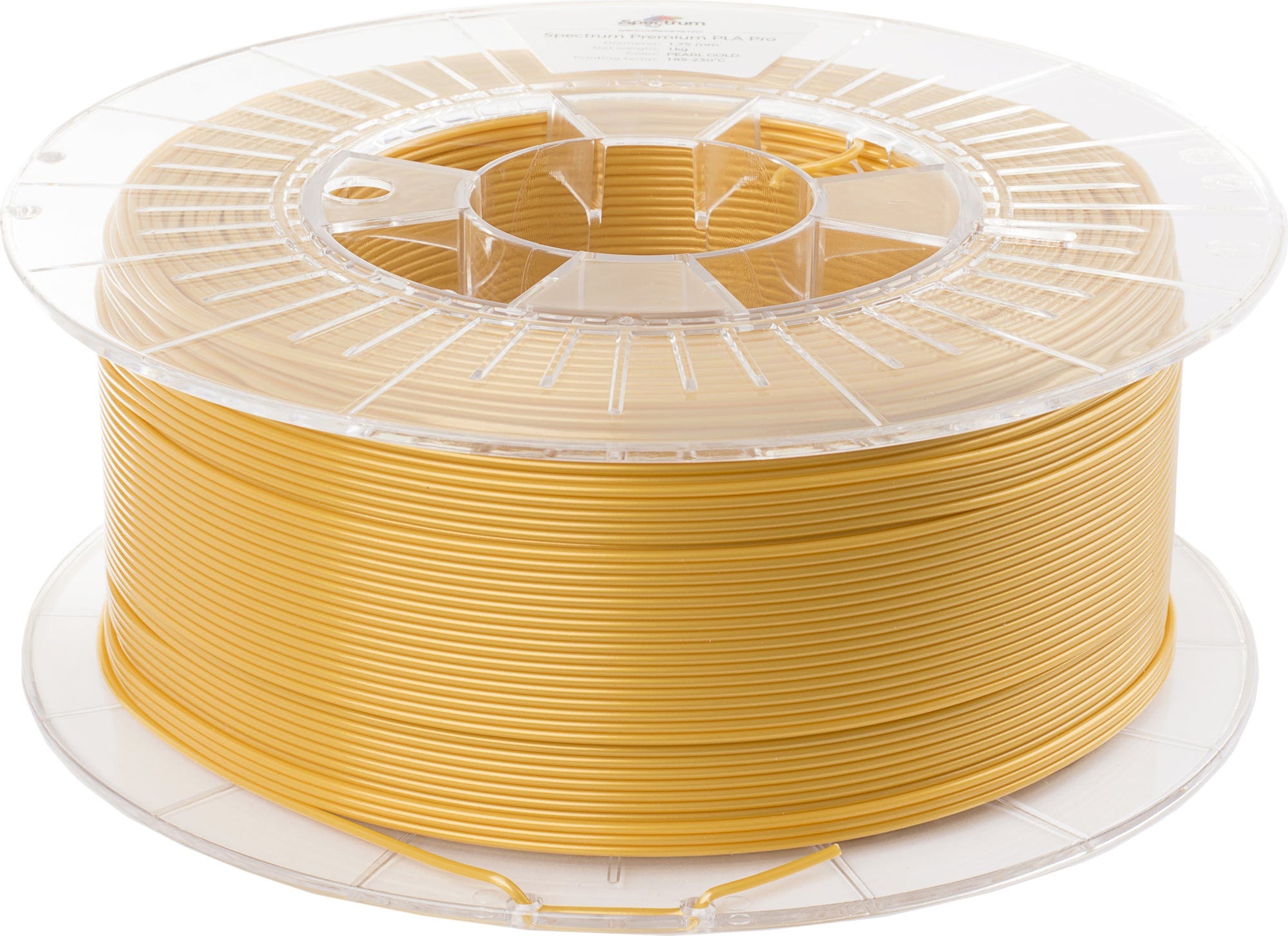 Spectrum  PLA Pro Pearl Gold, 1,75 mm / 1000 g    Haltbares und schlagfestes PLA Filament in Pearl Gold