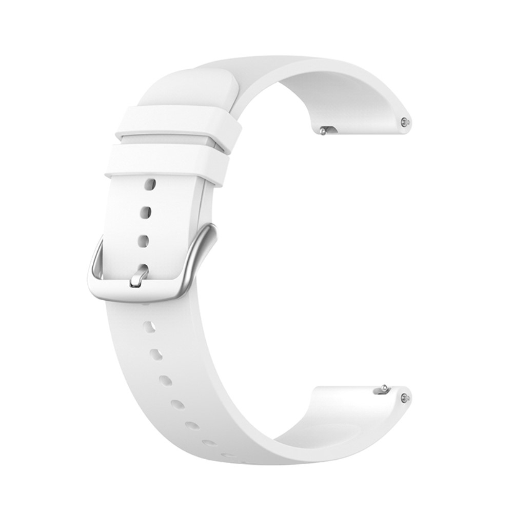Samsung Galaxy Watch 5 (40mm) Silikon Armband 20mm (Gelenkumfang: 160-210mm) - Weiss