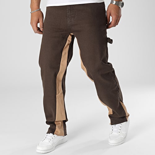 Jean Regular Marron Beige