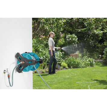 Gardena wandslanghouder met slang 20 meter