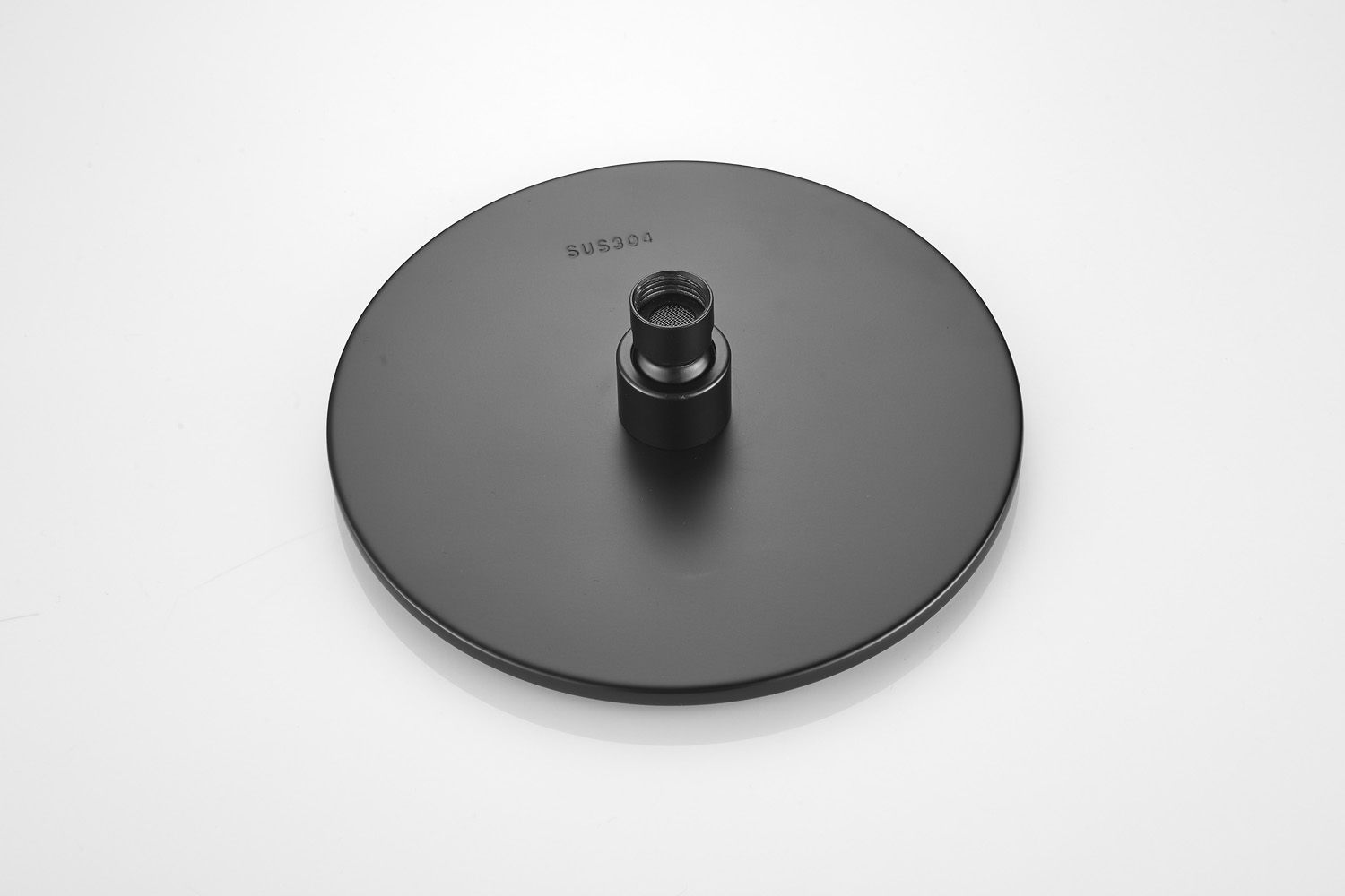 Saniclear Vision ronde douchekop 20cm zwart mat