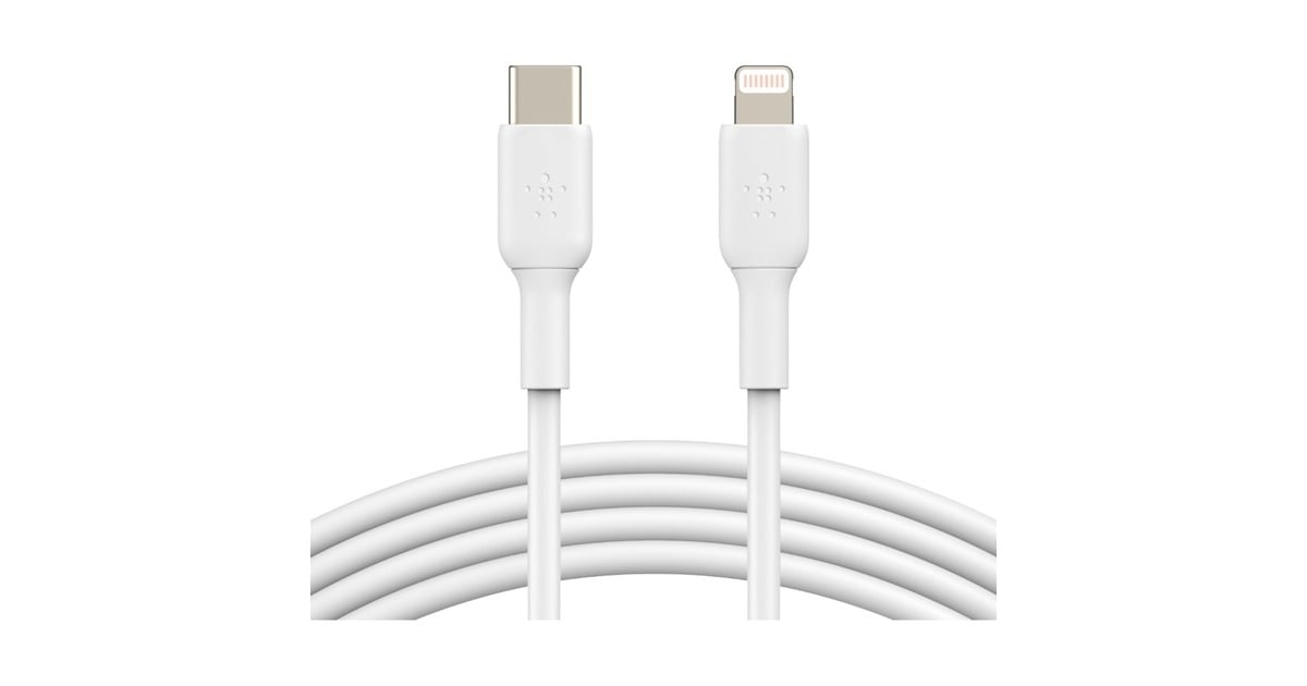 BelkinBoost Charge USB-C naar Lightning 1 meter kabel  (Wit, CAA003bt1MWH)