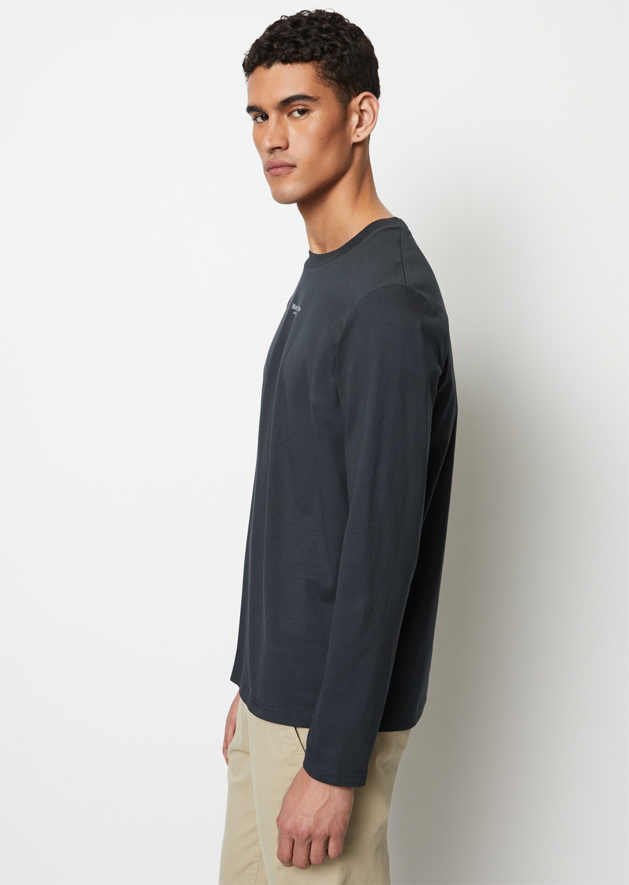 Longsleeve regular aus reiner Bio-Baumwolle
