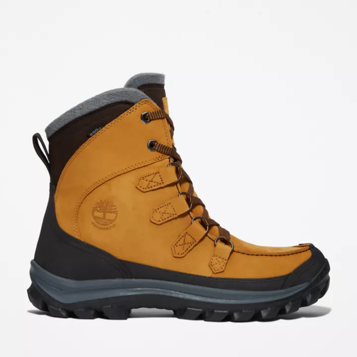 Bota Chillberg Isolante Masculina na cor Amarela