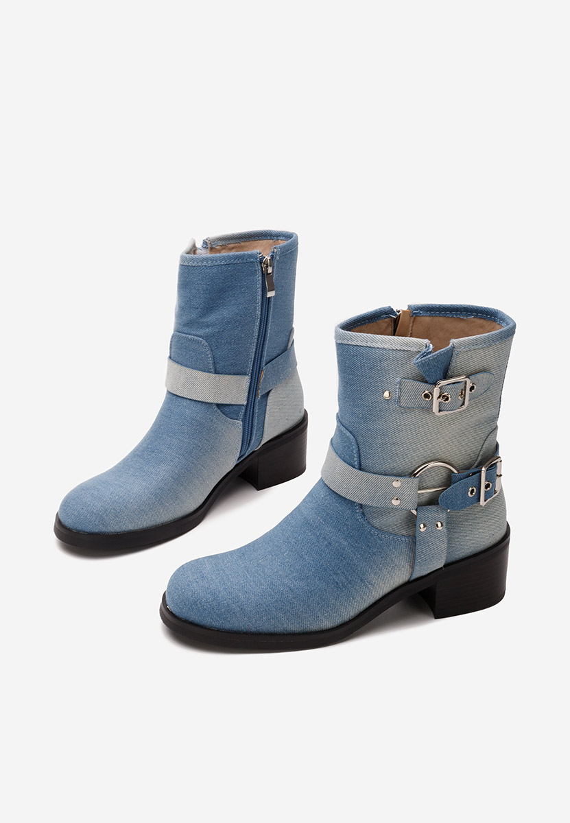 Bottines femme denim Pamira