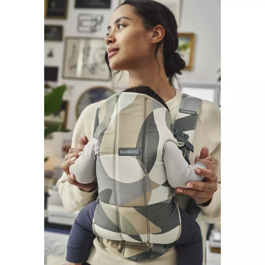 BABYBJÖRN Babytrage Mini Baumwolle Khaki