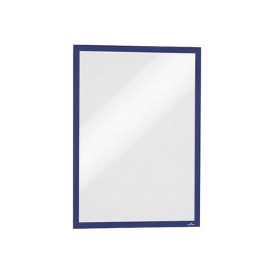Durable Duraframe Magnetic - 5 Cadres d'affichage magnétiques - A3 - bleu - pour surfaces métalliques