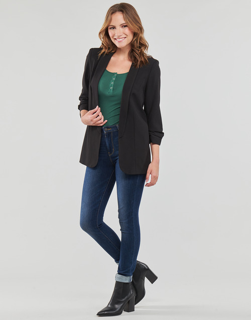 Pieces - PCBOSS 3/4 BLAZER NOOS - Noir