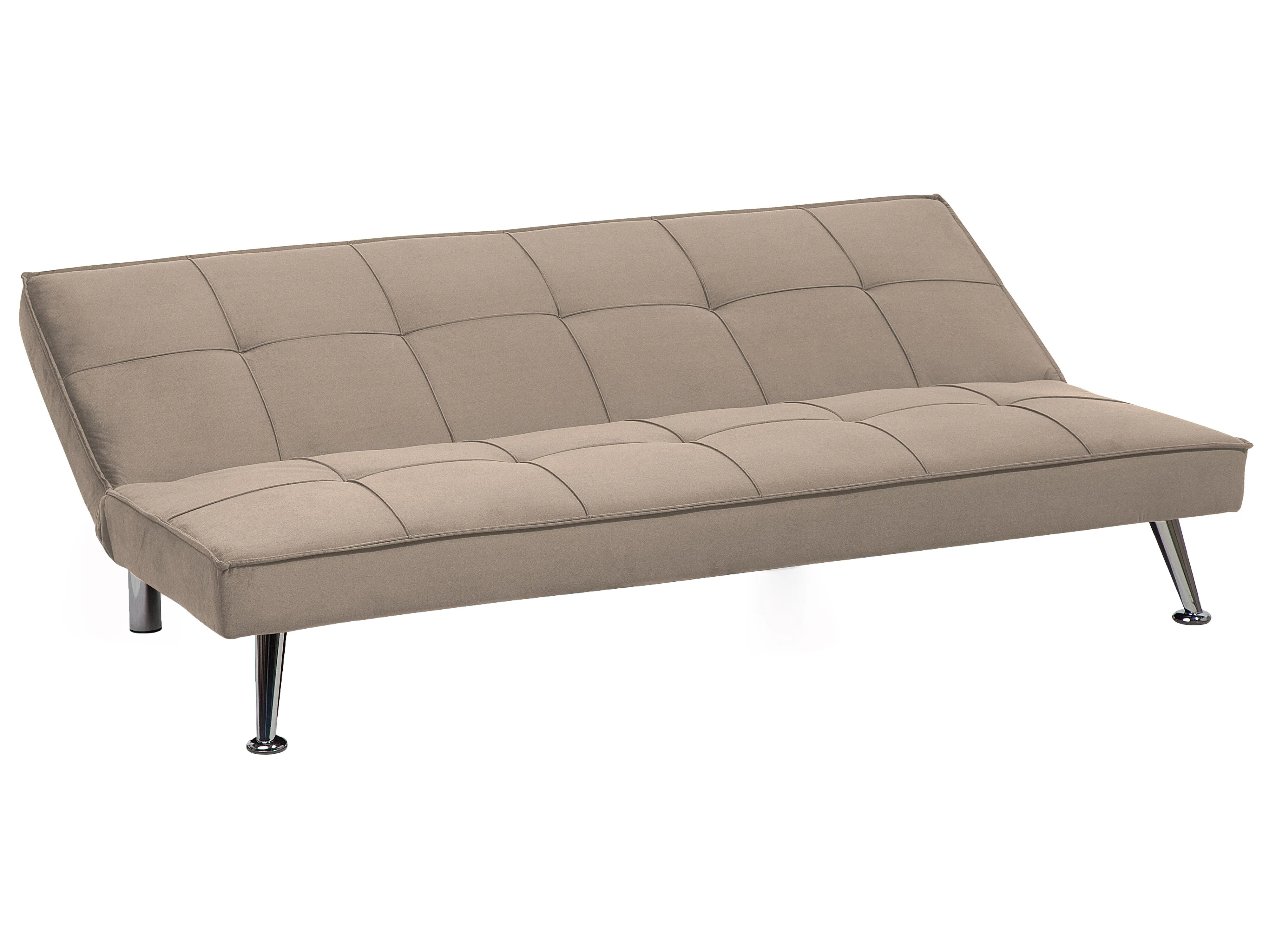 Slaapbank 3-zits HASLE Stof Zandbeige